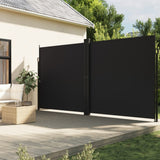Vidaxl tuinscherm uittrekbaar 200x1200 cm zwart