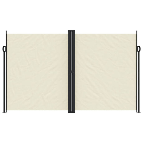 Vidaxl tuinscherm uittrekbaar 200x1200 cm crèmekleurig