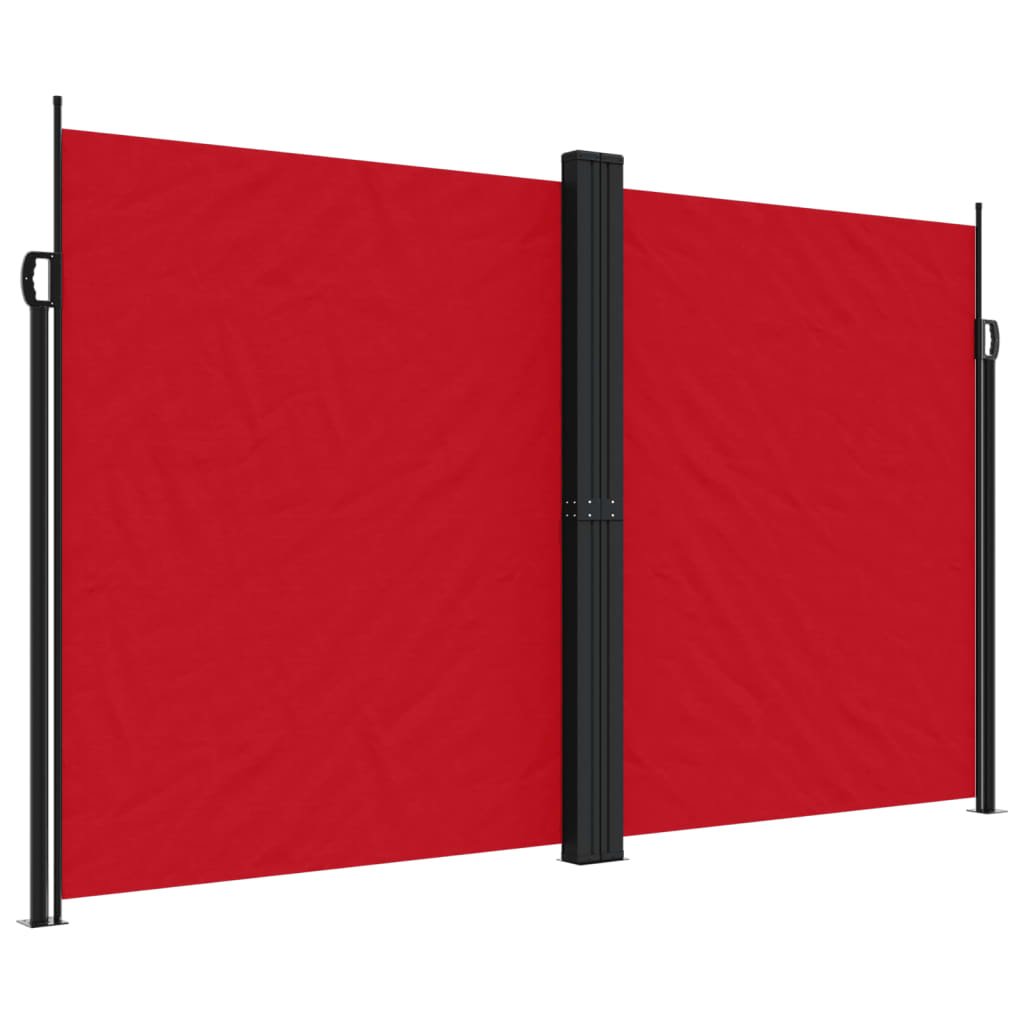 Vidaxl tuinscherm uittrekbaar 200x1200 cm rood