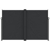 Vidaxl tuinscherm uittrekbaar 220x1200 cm zwart