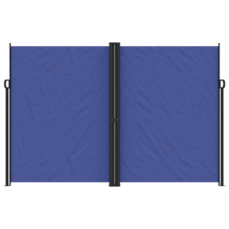 Vidaxl tuinscherm uittrekbaar 220x1200 cm blauw