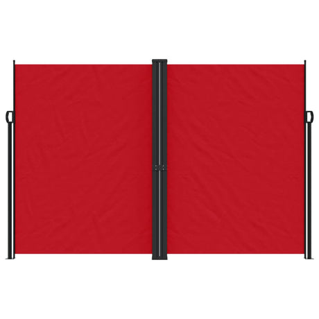 Vidaxl tuinscherm uittrekbaar 220x1200 cm rood