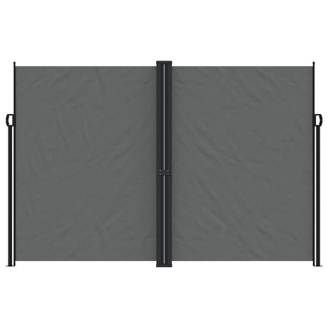 Vidaxl tuinscherm uittrekbaar 220x1200 cm antracietkleurig