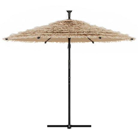 Vidaxl parasol met stalen paal 269x269x235 cm bruin