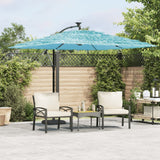 Vidaxl parasol met stalen paal 269x269x235 cm blauw