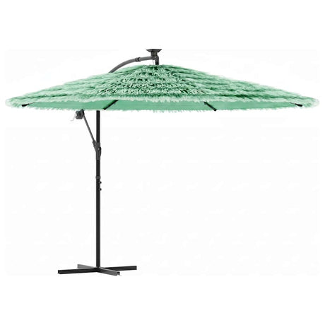 Vidaxl parasol met stalen paal 290x290x238 cm groen