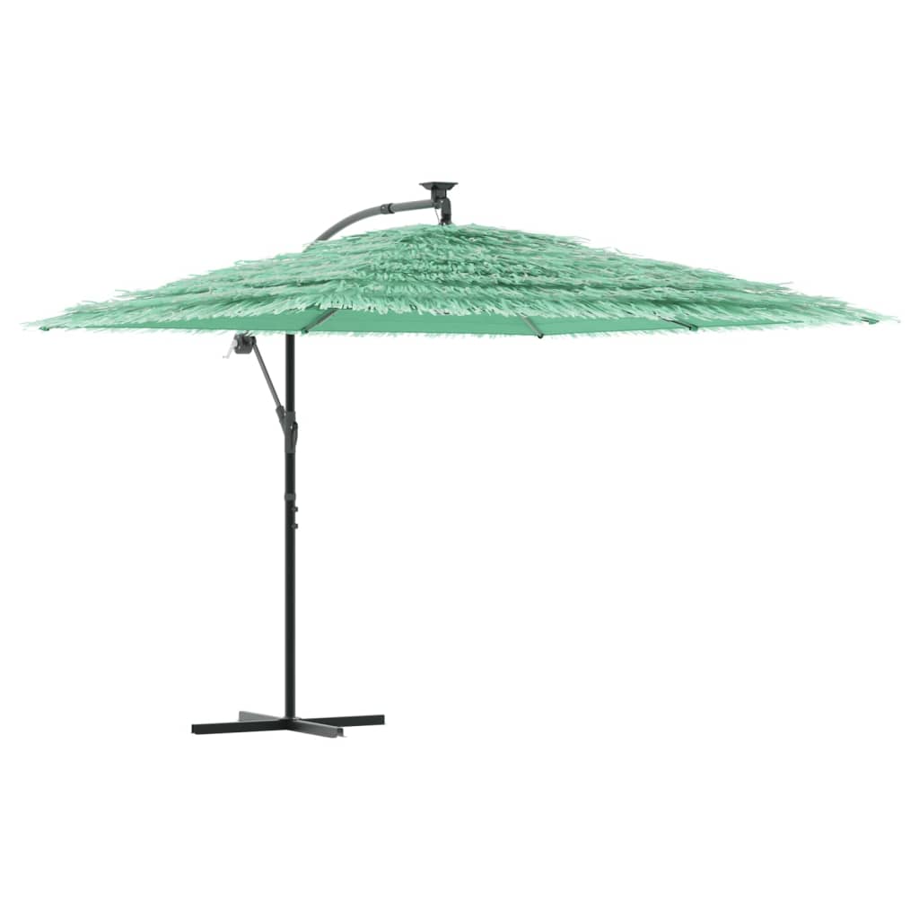 Vidaxl parasol met stalen paal 290x290x238 cm groen