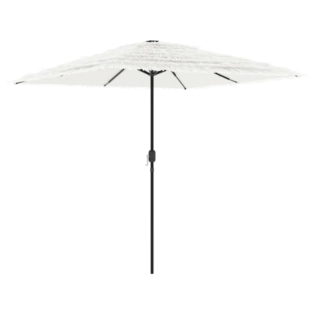 Vidaxl parasol met stalen paal 248x248x248 cm wit