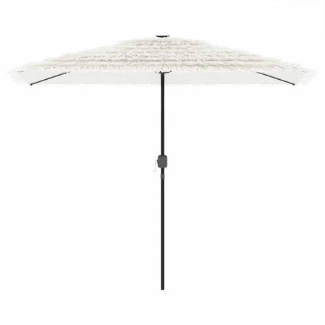 Vidaxl parasol met stalen paal 300x200x250 cm wit