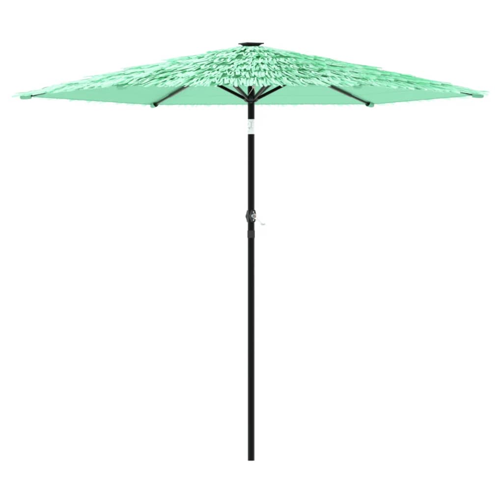 Vidaxl parasol met stalen paal 268x268x226 cm groen