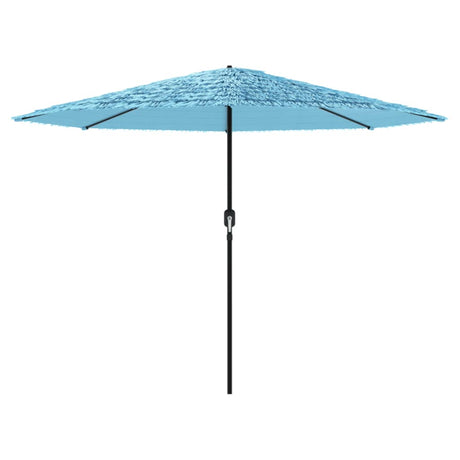 Vidaxl parasol met stalen paal 324x324x247 cm blauw