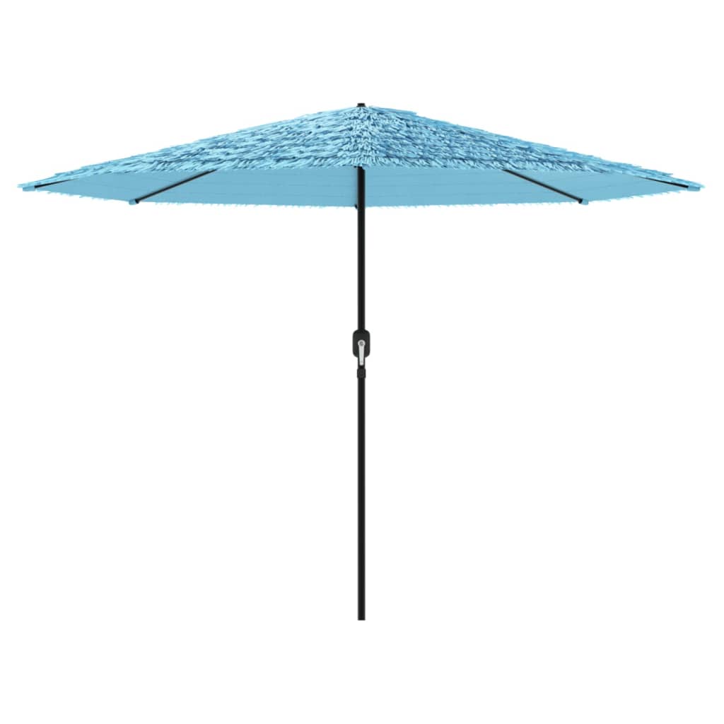 Vidaxl parasol met stalen paal 388x388x248 cm blauw