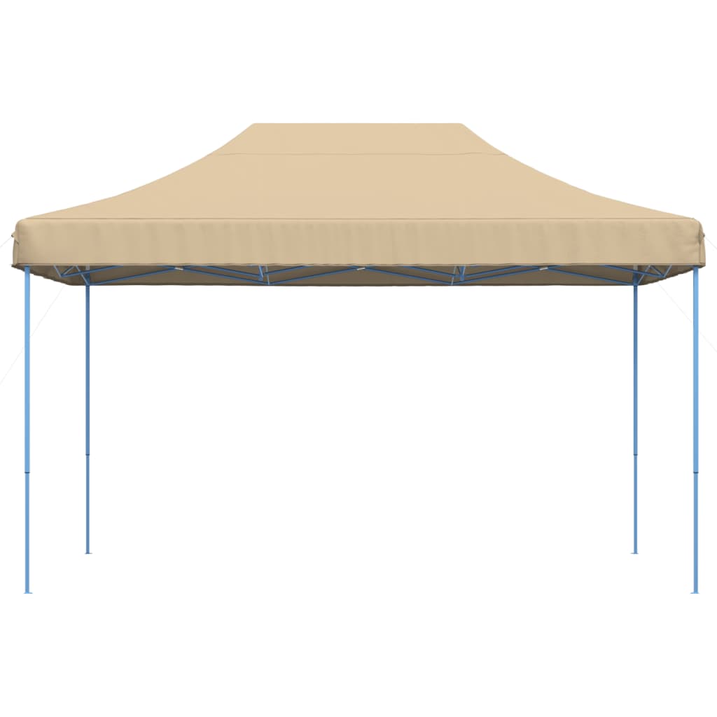 Vidaxl partytent inklapbaar pop-up 440x292x315 cm beige