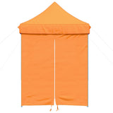 Vidaxl partytent inklapbaar pop-up met 4 zijwanden oranje