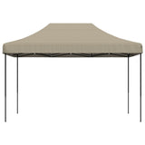 Vidaxl partytent inklapbaar pop-up 410x279x315 cm taupe