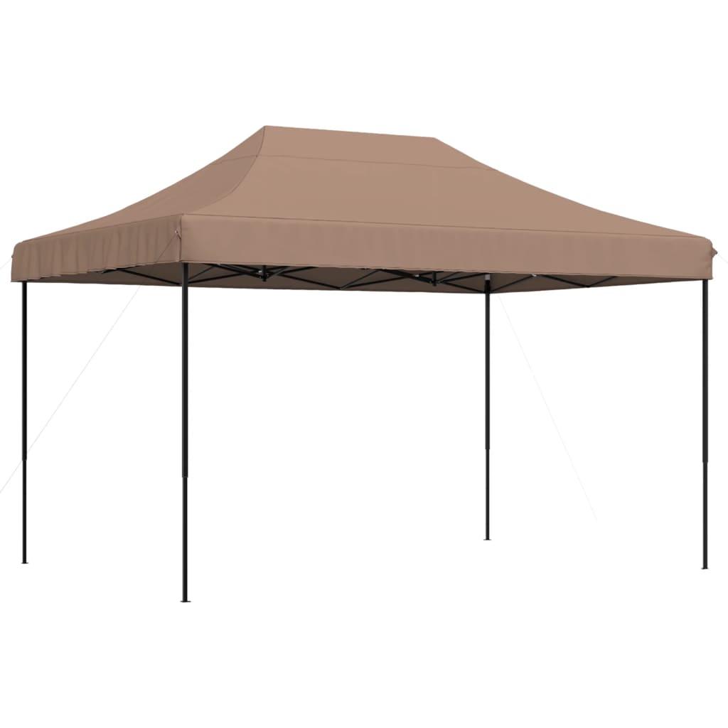 Vidaxl partytent inklapbaar pop-up 410x279x315 cm bruin