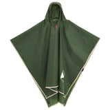 Vidaxl regenponcho met capuchon 2-in-1 ontwerp 223x145 cm groen