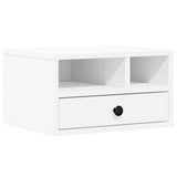 Vidaxl printerkastje 40x32x22,5 cm bewerkt hout wit