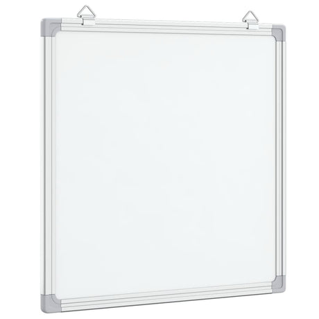 VidaXL Whiteboard magnetisch 40x40x1,7 cm aluminium