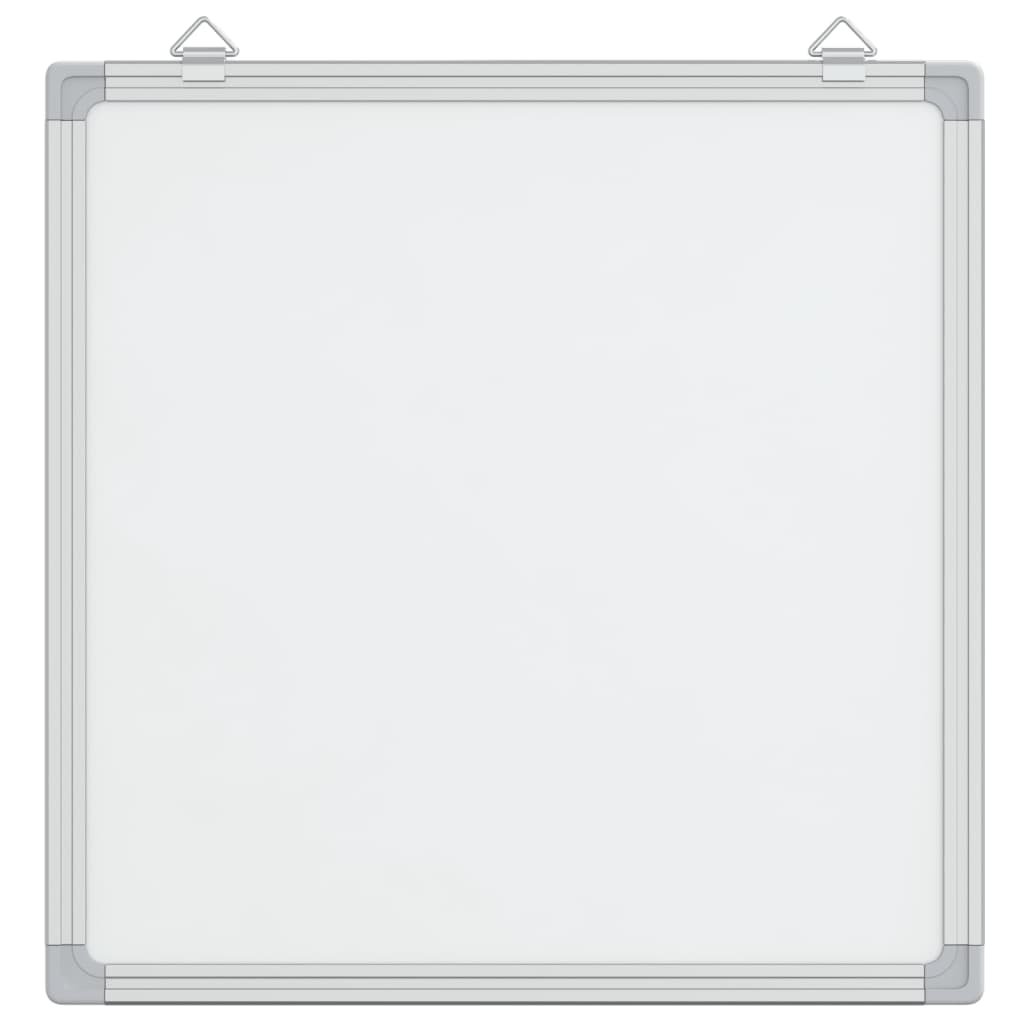 VidaXL Whiteboard magnetisch 40x40x1,7 cm aluminium