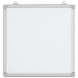 VidaXL Whiteboard magnetisch 60x60x1,7 cm aluminium