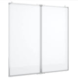Vidaxl whiteboard magnetisch inklapbaar 80x80x1,7 cm aluminium