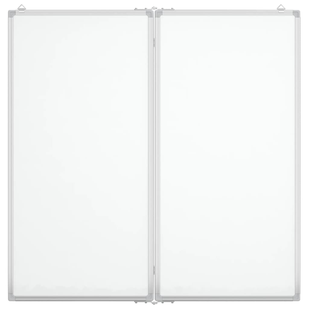 VidaXL Whiteboard magnetisch inklapbaar 80x80x1,7 cm aluminium