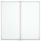 VidaXL Whiteboard magnetisch inklapbaar 80x80x1,7 cm aluminium