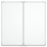 Vidaxl whiteboard magnetisch inklapbaar 80x80x1,7 cm aluminium