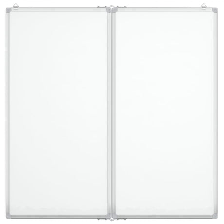 Vidaxl whiteboard magnetisch inklapbaar 80x80x1,7 cm aluminium