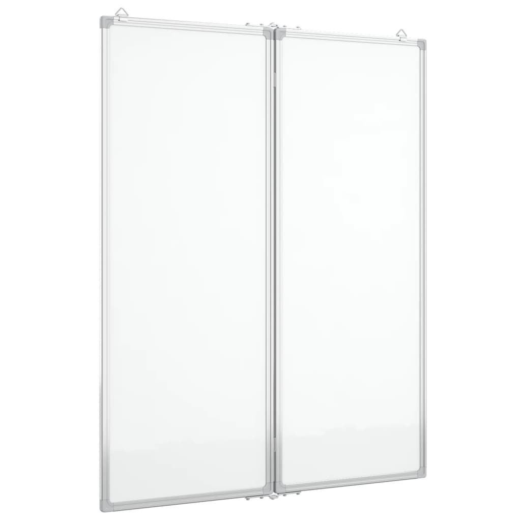 VidaXL Whiteboard magnetisch inklapbaar 80x100x1,7 cm aluminium