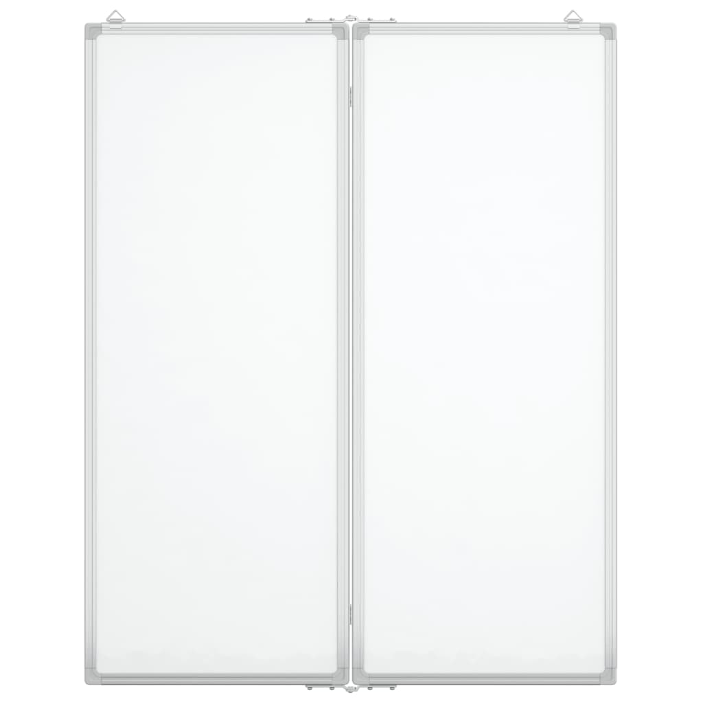 VidaXL Whiteboard magnetisch inklapbaar 80x100x1,7 cm aluminium