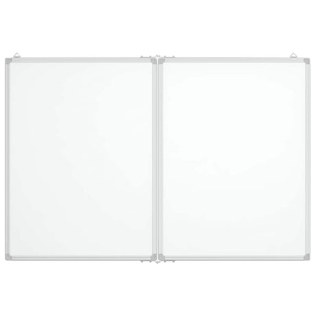 Vidaxl whiteboard magnetisch inklapbaar 100x80x1,7 cm aluminium