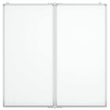 Vidaxl whiteboard magnetisch inklapbaar 100x100x1,7 cm aluminium