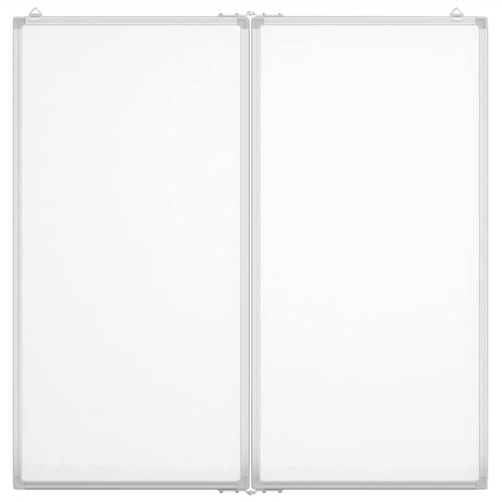 Vidaxl whiteboard magnetisch inklapbaar 100x100x1,7 cm aluminium