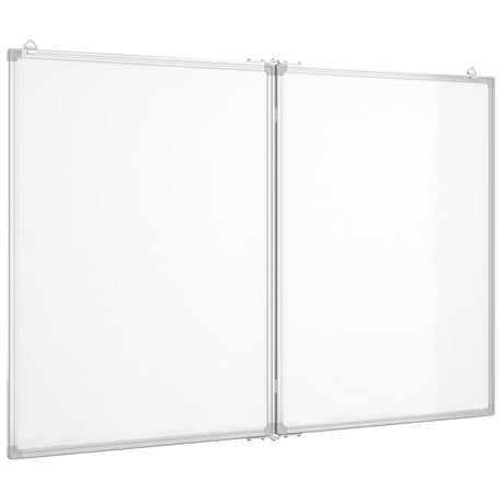 VidaXL Whiteboard magnetisch inklapbaar 120x80x1,7 cm aluminium