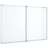 Vidaxl whiteboard magnetisch inklapbaar 120x80x1,7 cm aluminium
