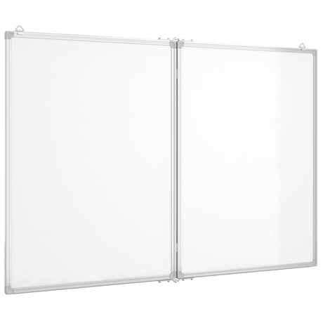 VidaXL Whiteboard magnetisch inklapbaar 120x100x1,7 cm aluminium