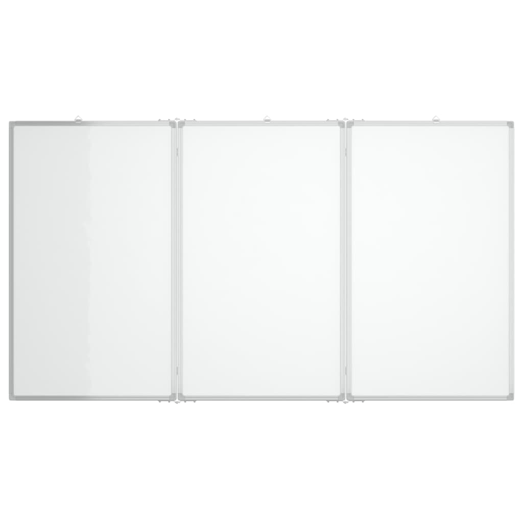 VidaXL Whiteboard magnetisch inklapbaar 120x80x1,7 cm aluminium