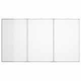 VidaXL Whiteboard magnetisch inklapbaar 120x100x1,7 cm aluminium