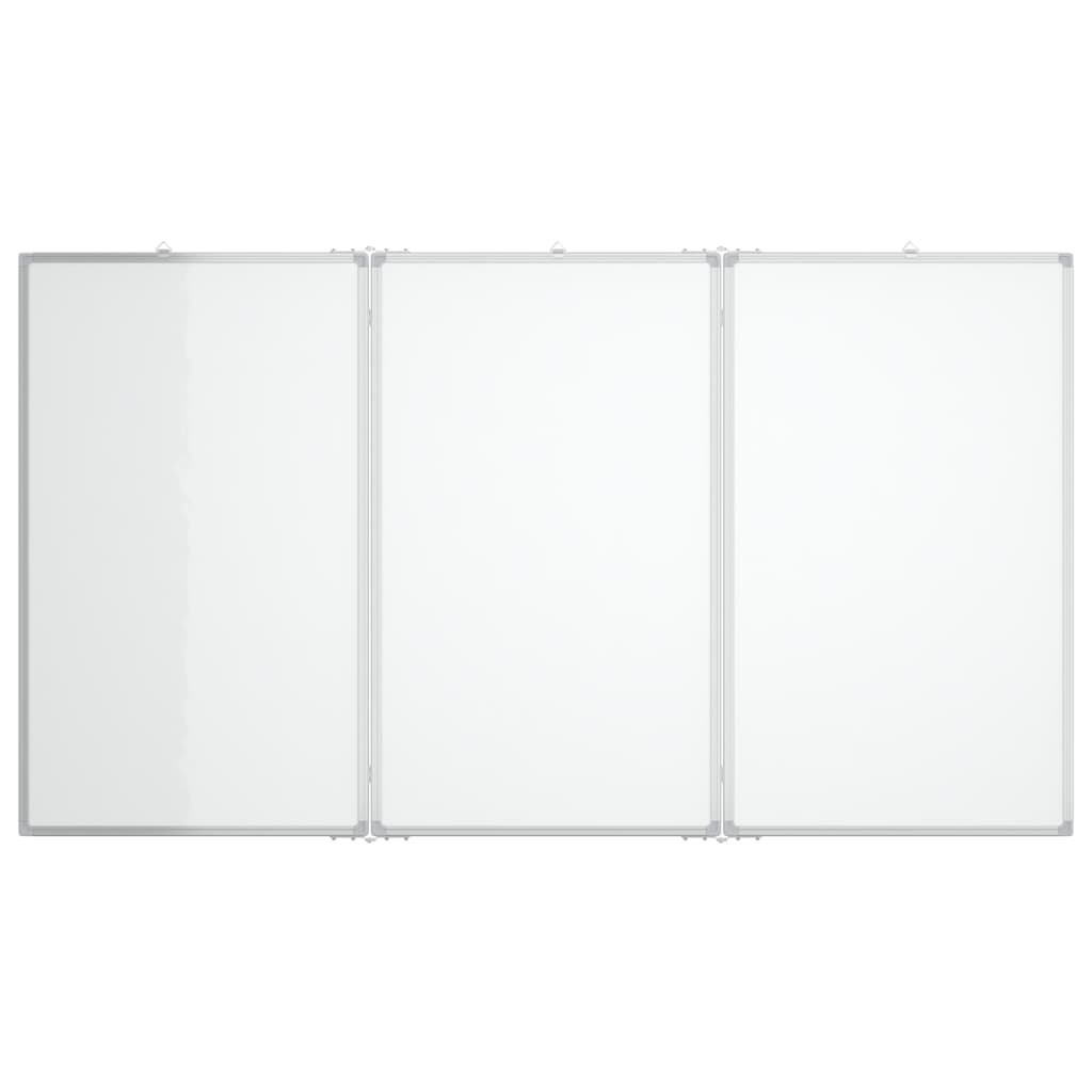 VidaXL Whiteboard magnetisch inklapbaar 150x100x1,7 cm aluminium