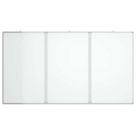 Vidaxl whiteboard magnetisch inklapbaar 150x100x1,7 cm aluminium