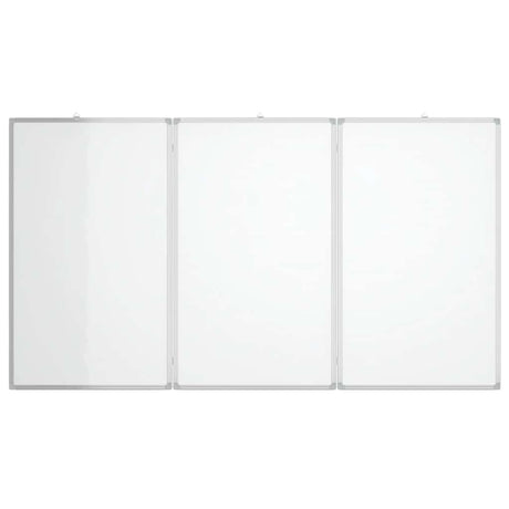 Vidaxl whiteboard magnetisch inklapbaar 180x100x1,7 cm aluminium