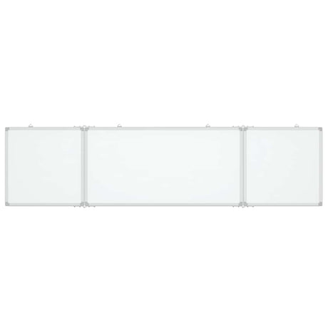 Vidaxl whiteboard magnetisch inklapbaar 160x40x1,7 cm aluminium