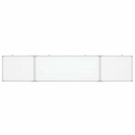 Vidaxl whiteboard magnetisch inklapbaar 200x40x1,7 cm aluminium