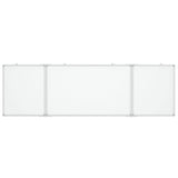 VidaXL Whiteboard magnetisch inklapbaar 160x50x1,7 cm aluminium