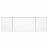 Vidaxl whiteboard magnetisch inklapbaar 160x50x1,7 cm aluminium