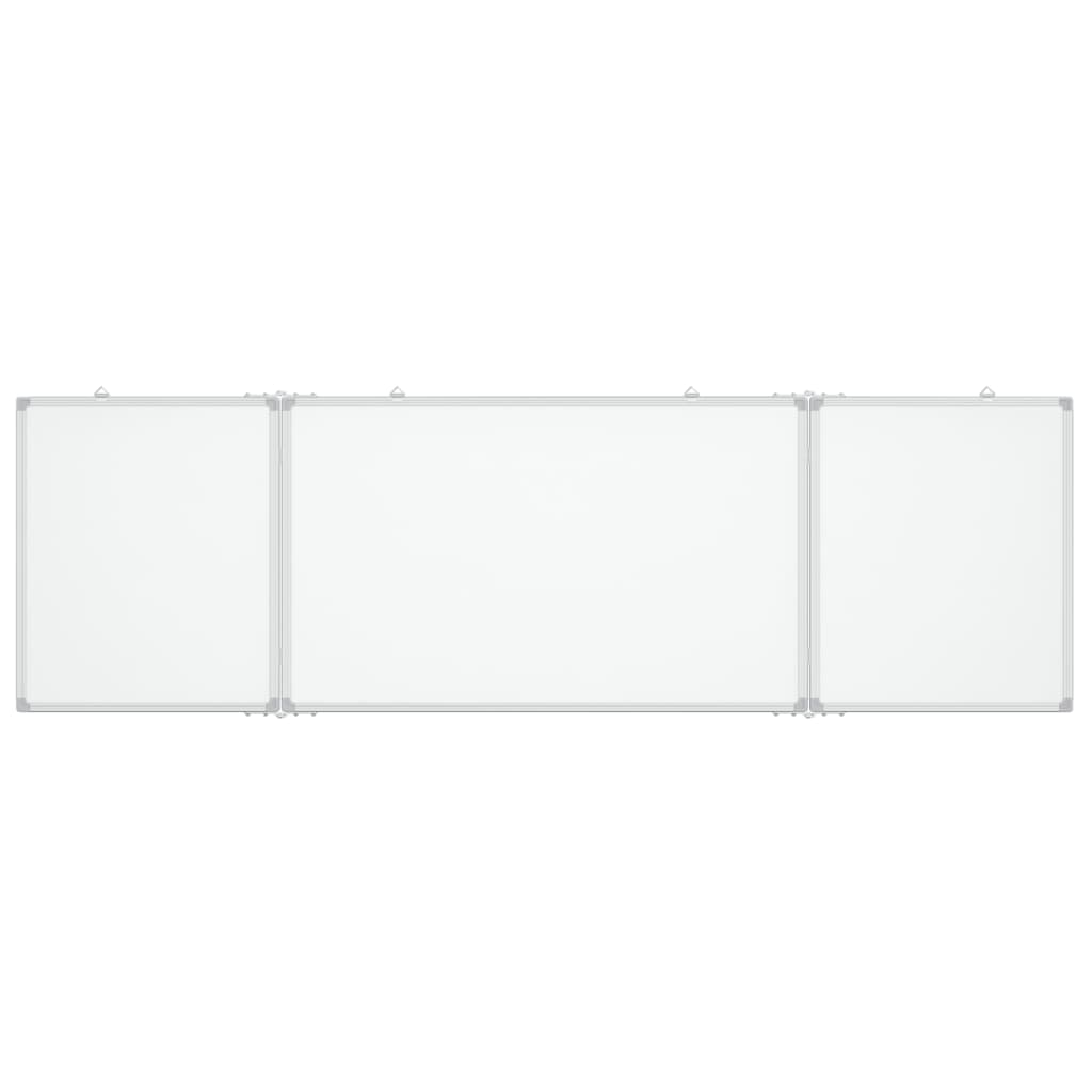 VidaXL Whiteboard magnetisch inklapbaar 160x60x1,7 cm aluminium