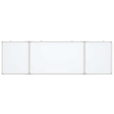 Vidaxl whiteboard magnetisch inklapbaar 200x60x1,7 cm aluminium