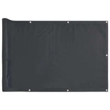 Vidaxl balkonscherm 600x75 cm pvc antracietkleurig